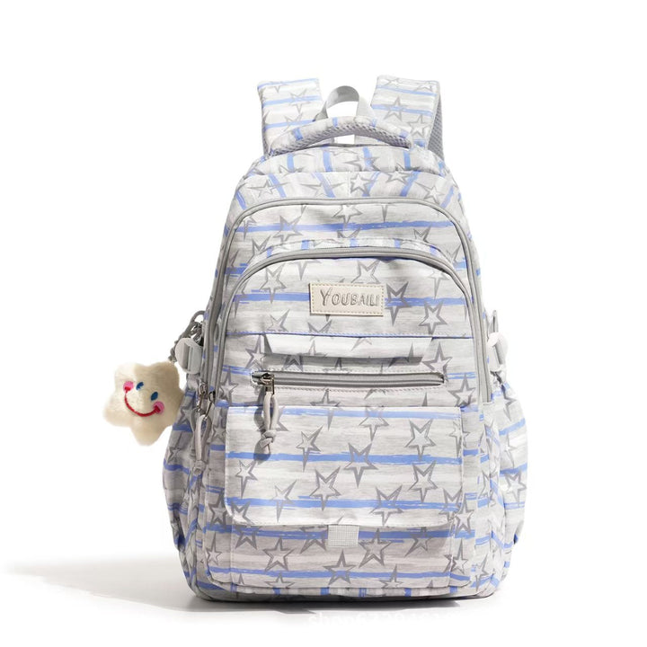 Star-Printed Casual Backpack Kalsten