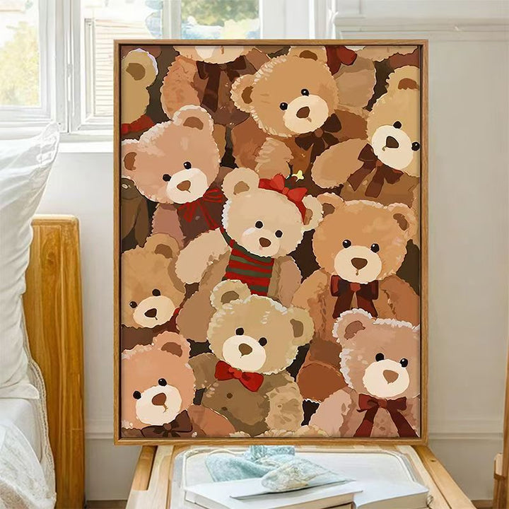 Cute Bear-Themed Decorative Wall Art Kalsten