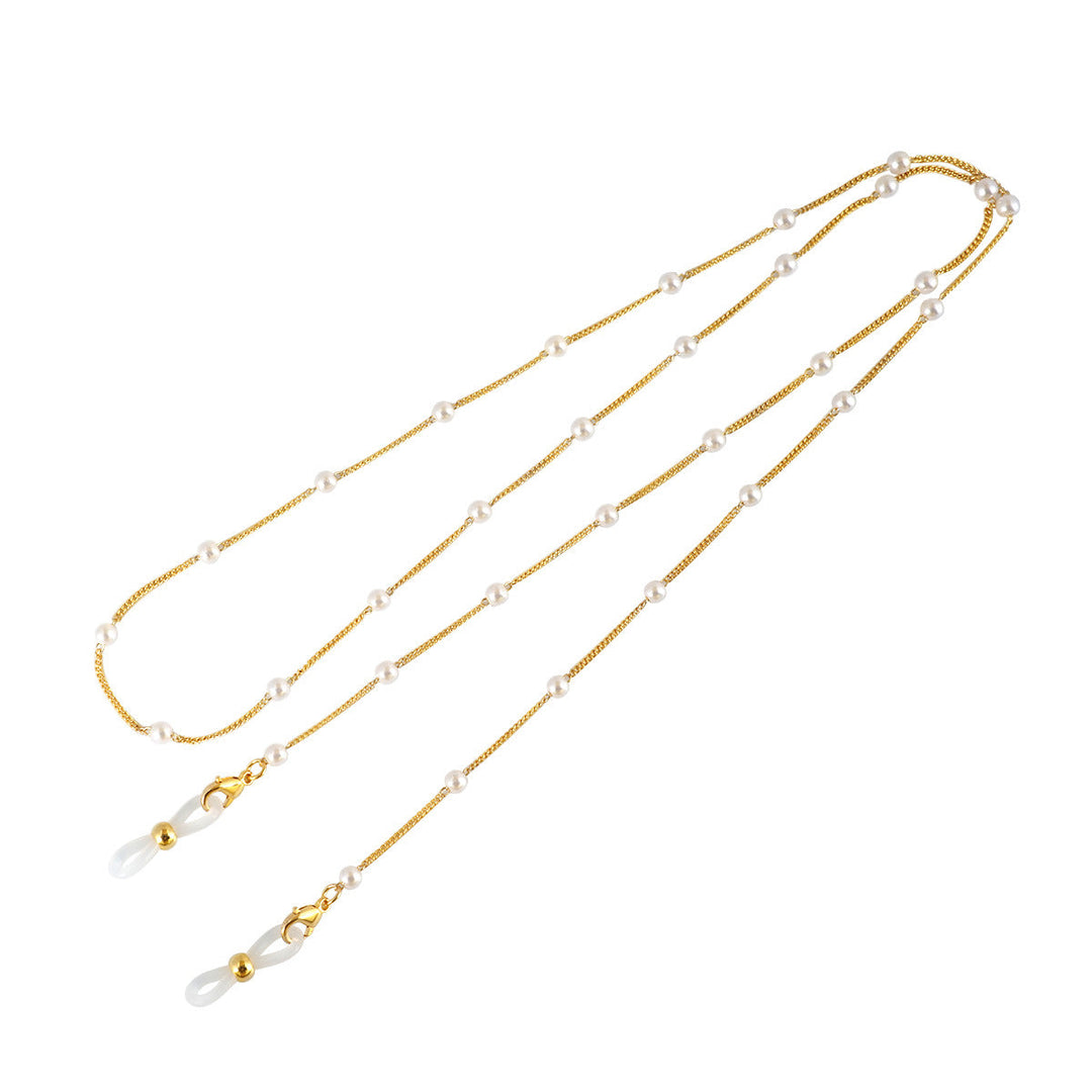Elegant Pearled Eyewear Holder Kalsten