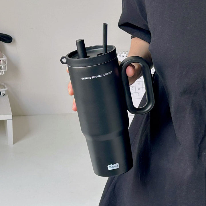 Women's thermos cup with practical double drinking system Kalsten