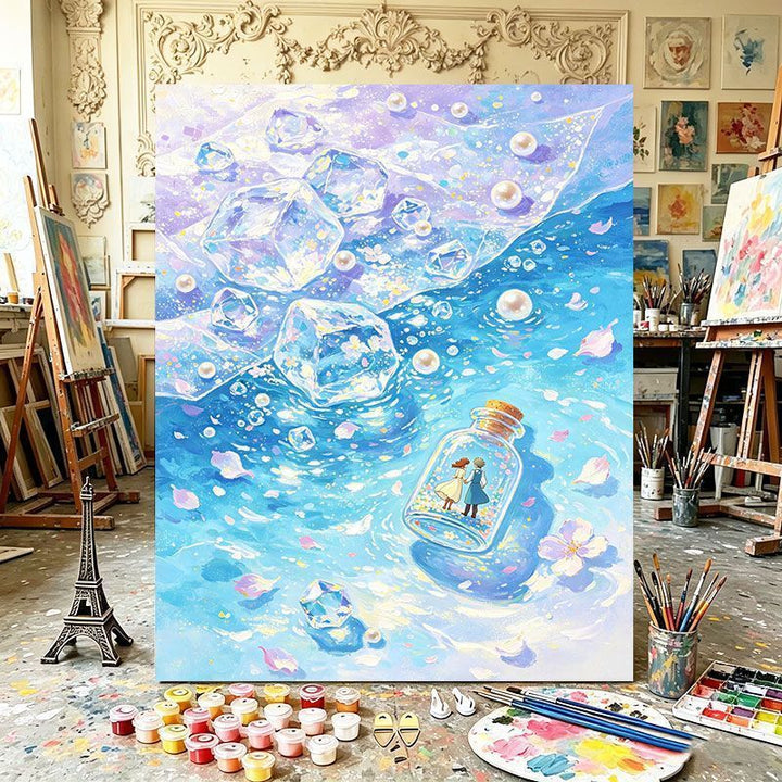 Magical Bottle Canvas Art Print Kalsten