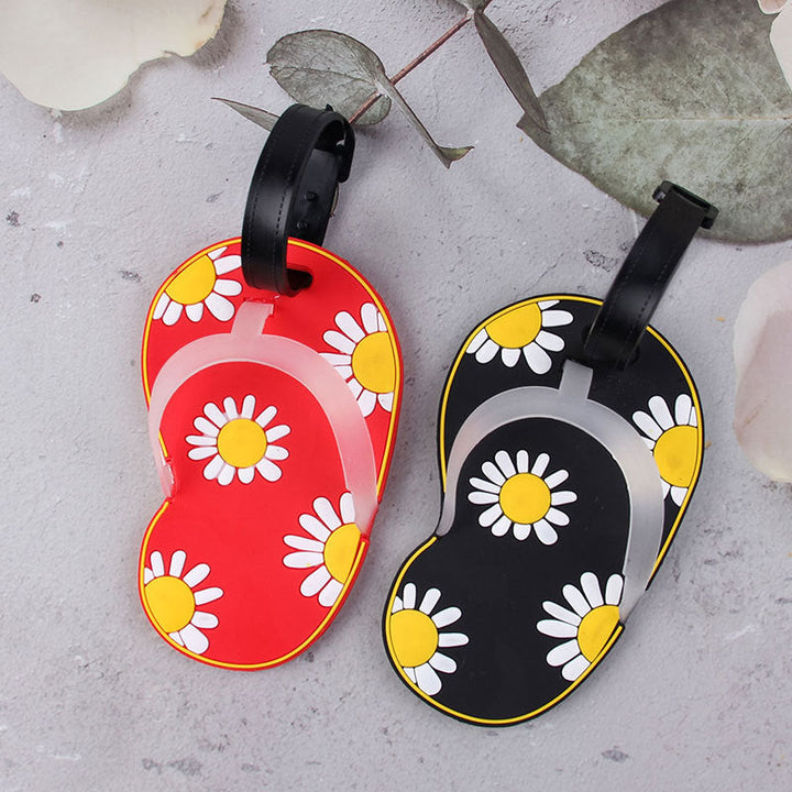 Fun Floral Flip-Flop Luggage Tag Kalsten