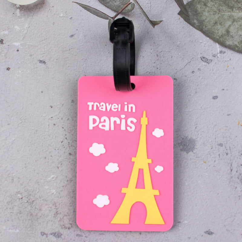 Paris-Themed Luggage Tag Kalsten