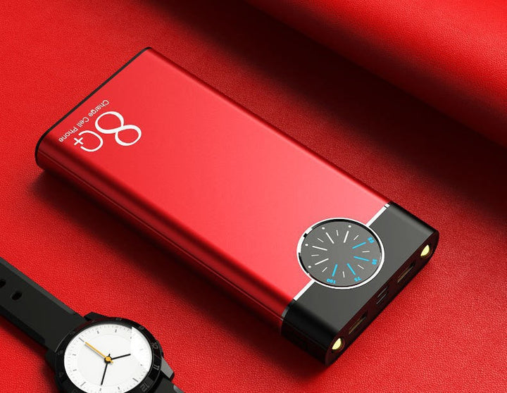 Portable power bank with innovative LED display and intelligent fast charging function Kalsten