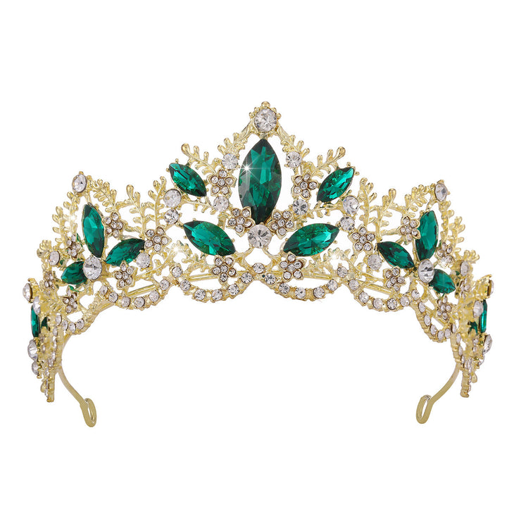Ladies Glamorous Tiara with Sparkling Crystal Decorations Kalsten