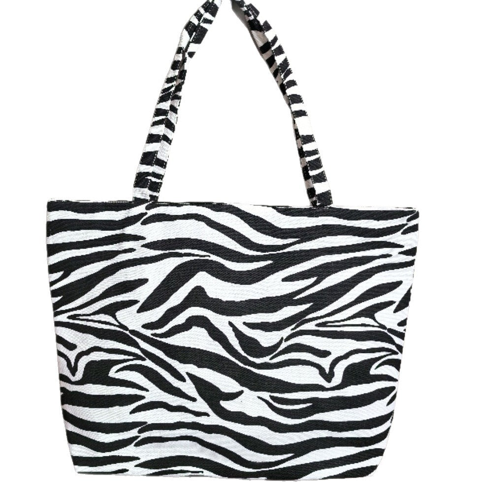 Large zebra design tote bag Kalsten