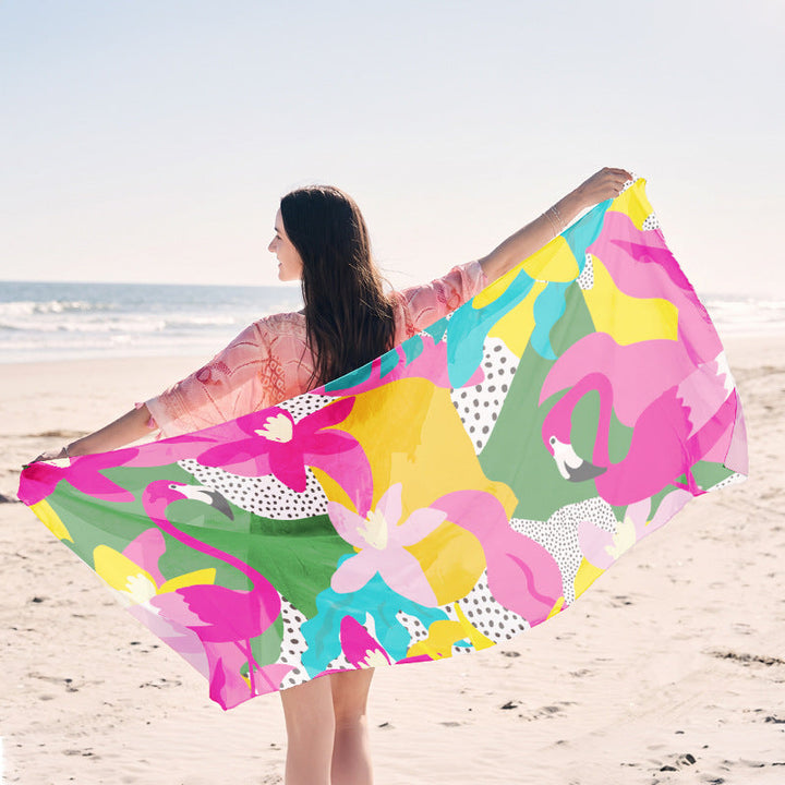 Beach towel in elegant jellyfish design Kalsten