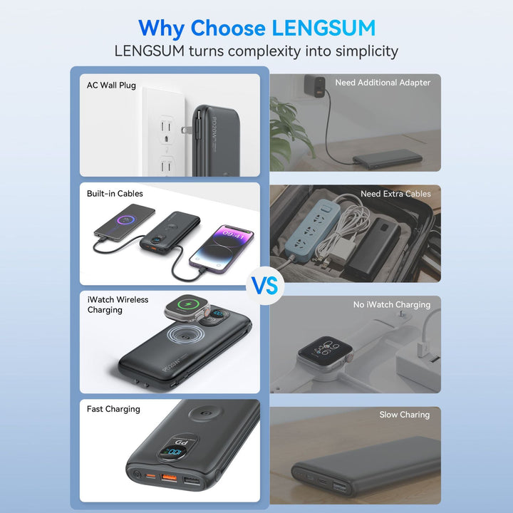 Power bank with wireless charging function and high-performance fast charging Kalsten