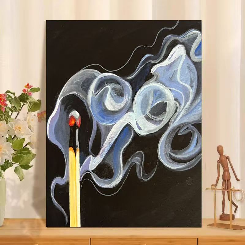 Abstract Smoke Art Print Kalsten