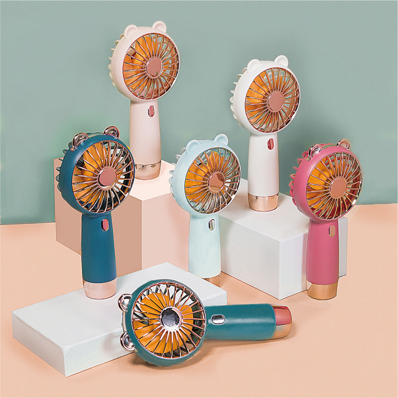 Women's Portable Hand Fan with Cute Animal Design Kalsten
