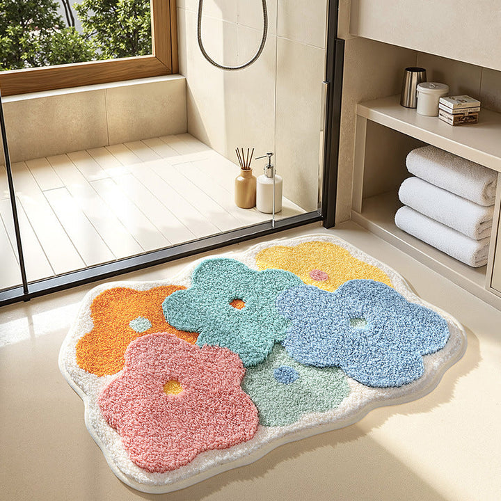 Playful Cartoon Pet Bath Mat Kalsten