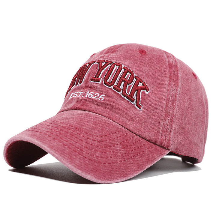 Men's Distressed Embroidered Dad Hat Kalsten