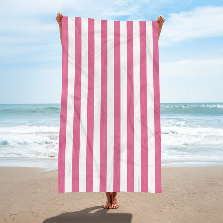 Beach towel with elegant wide stripes Kalsten