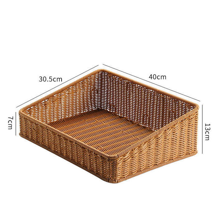 Elegant Woven Storage Tray Kalsten