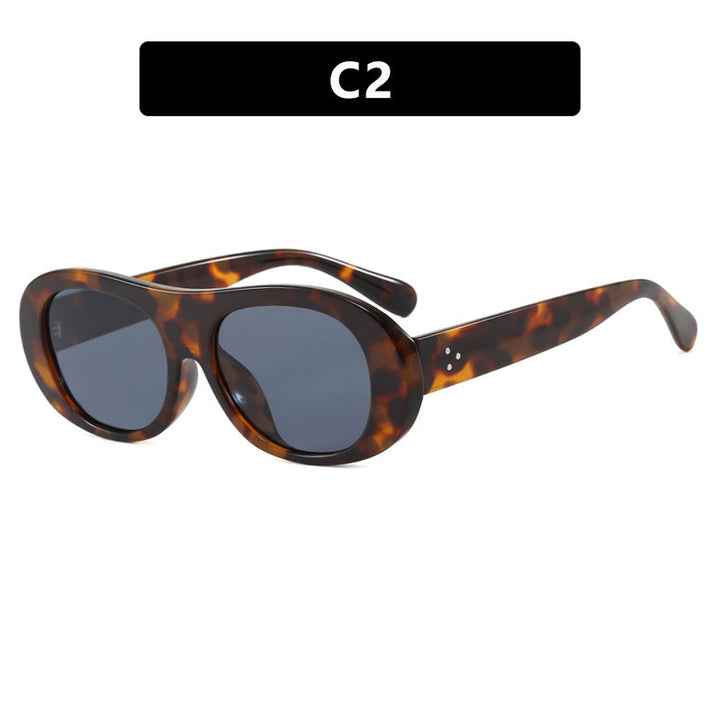 Women's fashionable oversized sunglasses with elegant tortoiseshell pattern Kalsten