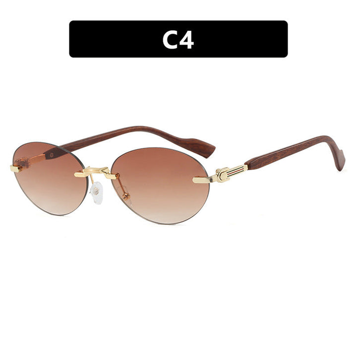 Women's fashionable sunglasses in elegant retro style with high-quality lenses and wooden details Kalsten