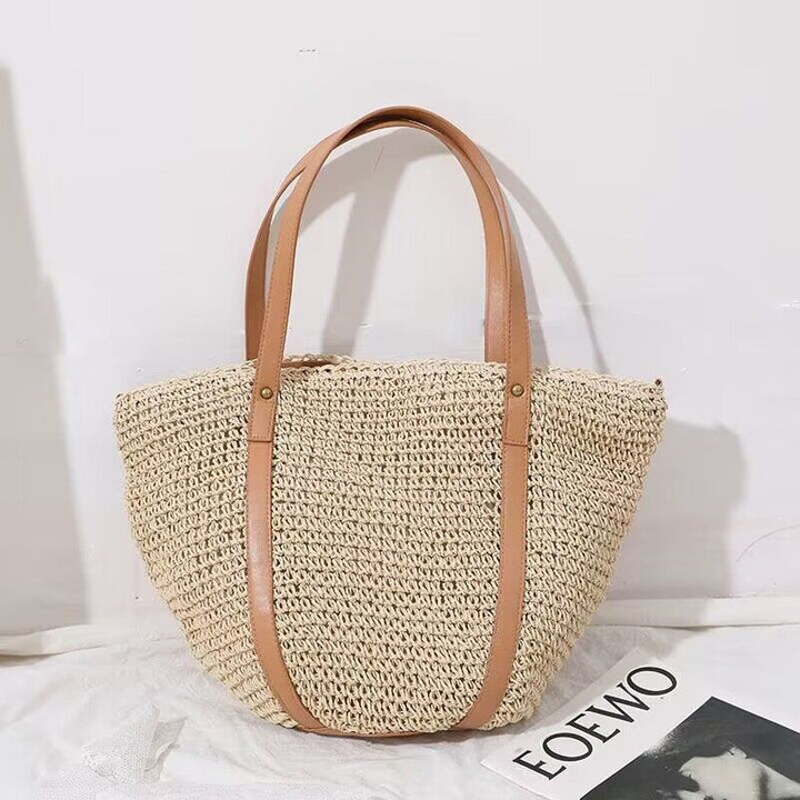 Large Braided Tote Bag with Adjustable Straps Kalsten