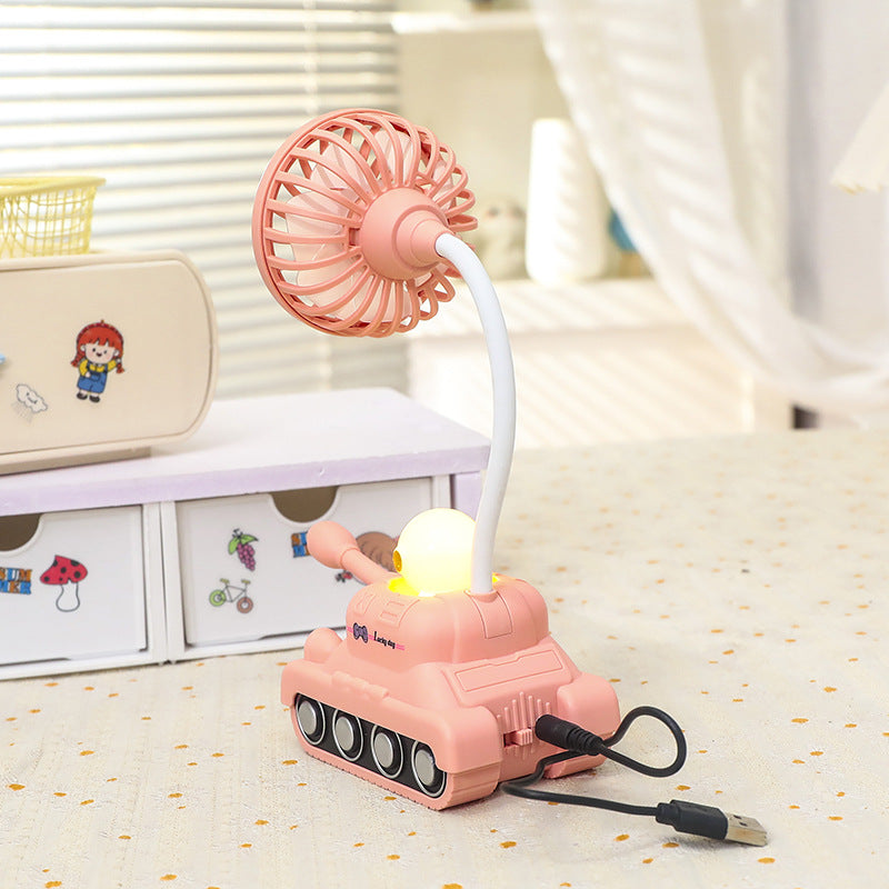 Women USB Nebulizer Cooler Fan in Creative Tank Design Kalsten