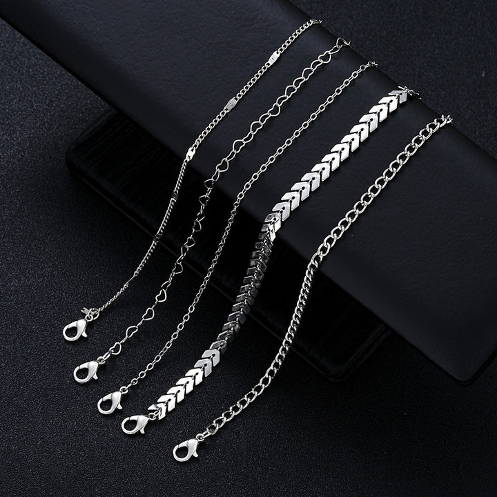 Multi-Layered Chain Bracelet Set Kalsten