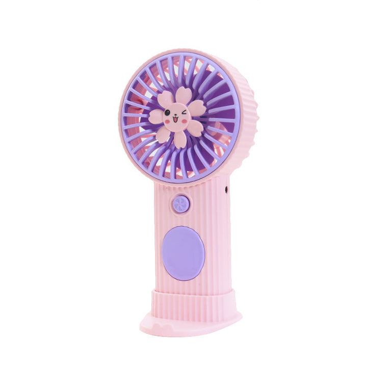 Portable Mini Air Fan with Cheerful Flower Design Kalsten