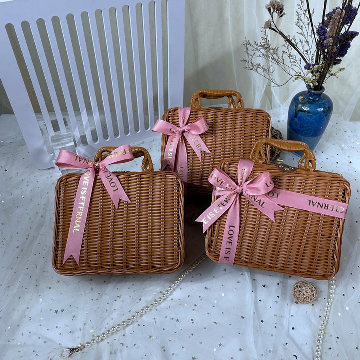 Women classic rattan handbag Kalsten