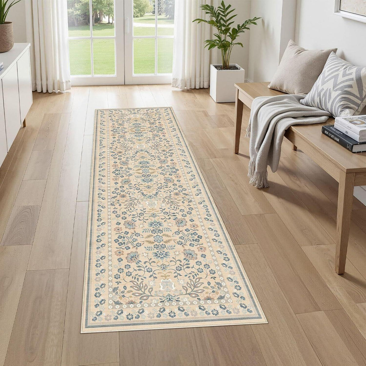 Vintage Floral Runner Carpet Acalora