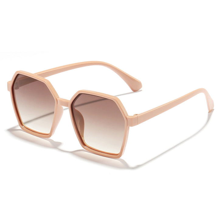 Women elegant sunglasses in modern hexagon design Kalsten