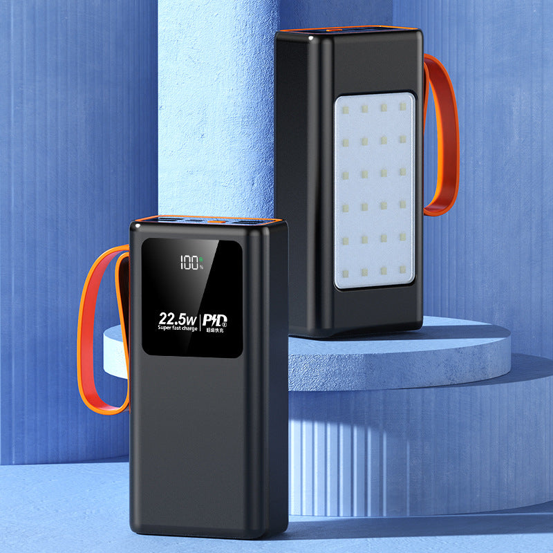 Portable power bank with powerful solar charging technology and LED lamp Kalsten