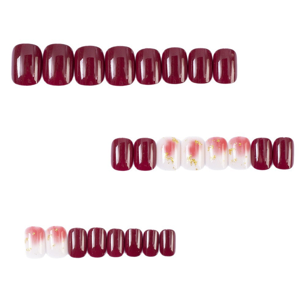 Artificial nails with glitter and gradient Kalsten