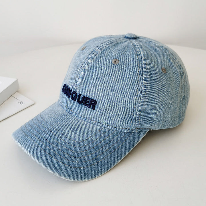 Women's Embroidered Casual Denim Cap Kalsten