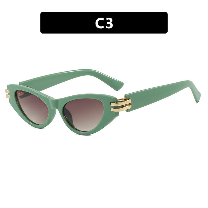 Ladies Cat-Eye Sunglasses with Luxurious Accents Kalsten
