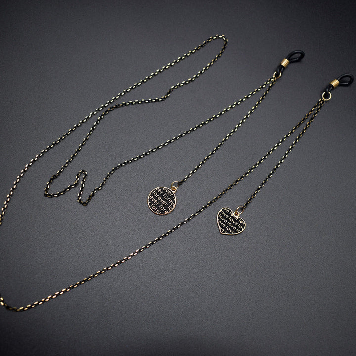 Elegant Heart Pendant Eyewear Chain Kalsten