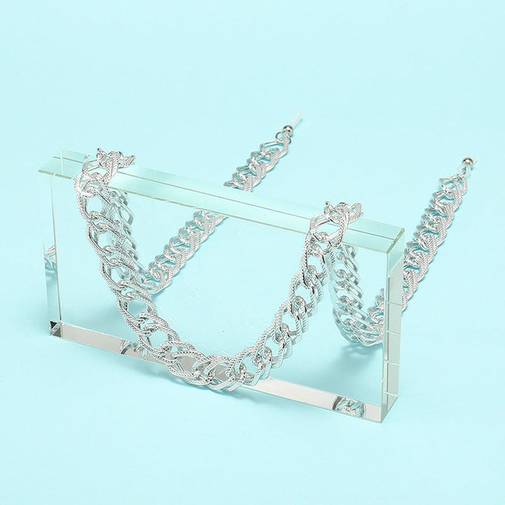 Chain-Detail Cat-Eye Glasses Kalsten