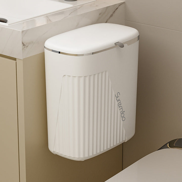Women compact wall waste bin with lid and odor-tight system Kalsten