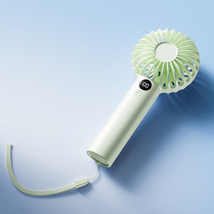 Ladies portable high-speed handheld fan with digital control Kalsten