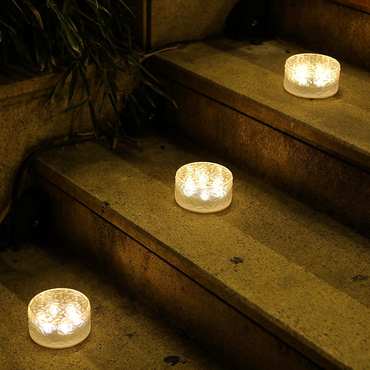 Frosted Glass In-Ground Solar Pathway LED Lights Kalsten