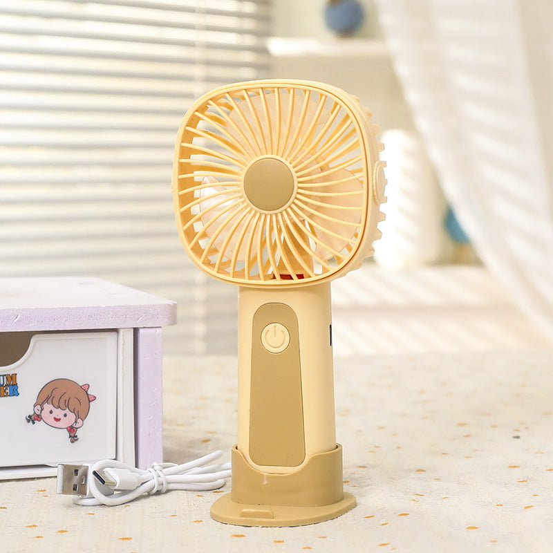 Women's Portable USB Hand Fan with Adjustable Tilt Angle Kalsten