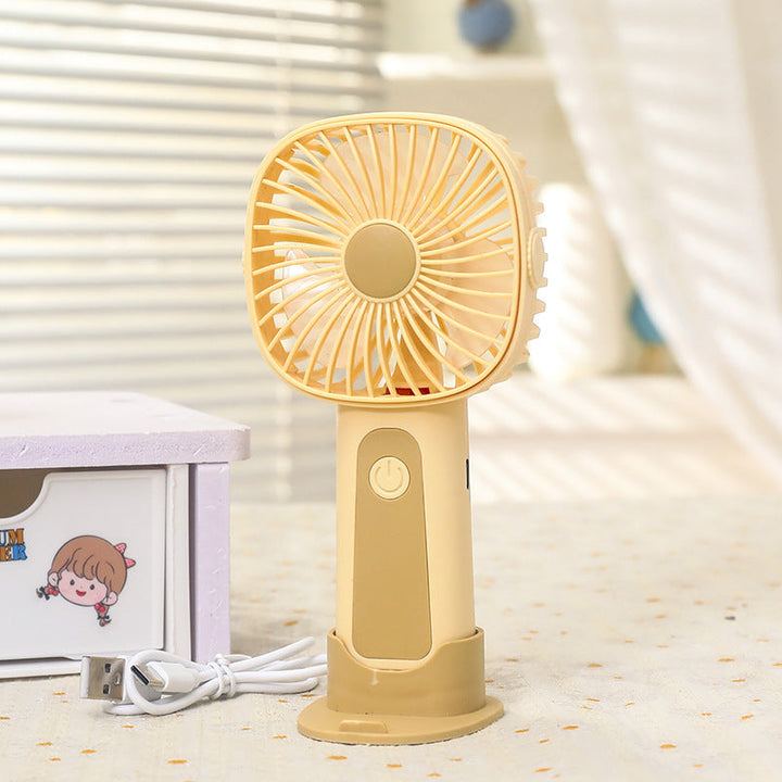 Women's Portable USB Hand Fan with Adjustable Tilt Angle Kalsten