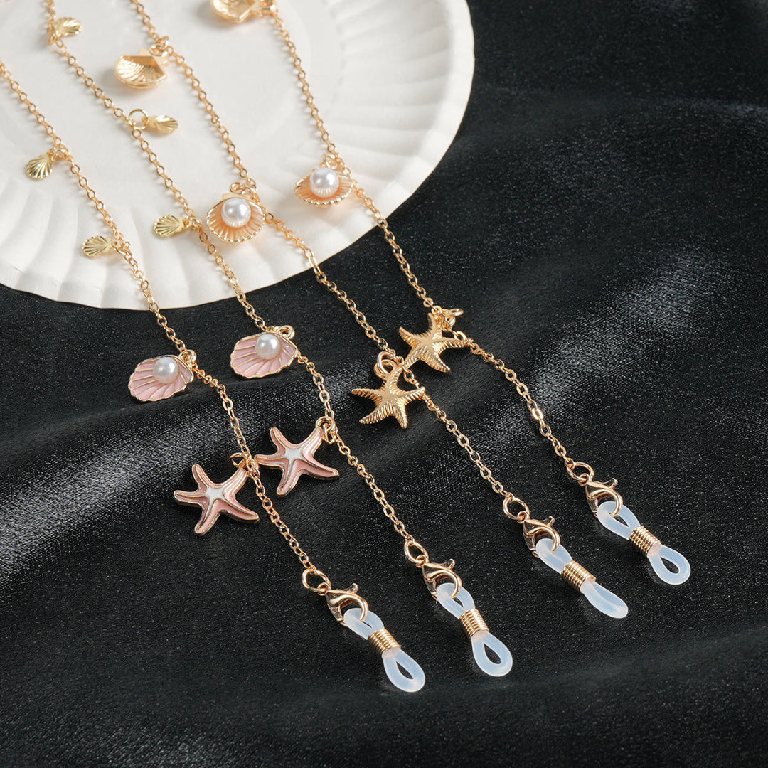 Bohemian Shell & Starfish Pendant Necklace kalsten