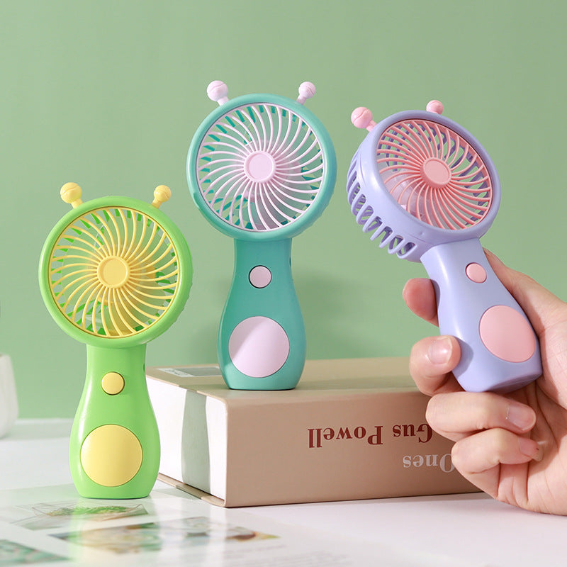 Unisex Mini Snail-Shaped USB Rechargeable Desk Fan Kalsten