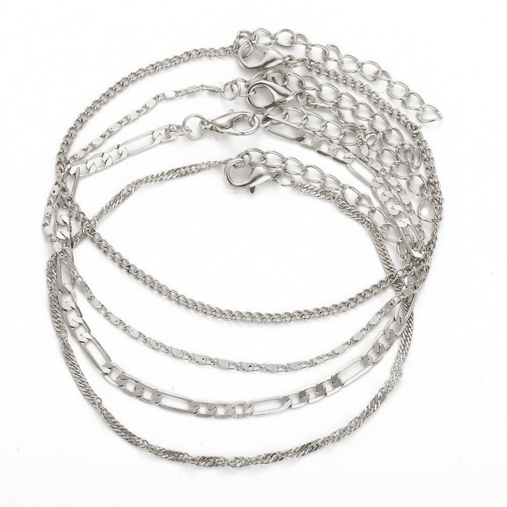 Elegant Double Chain Anklet Kalsten