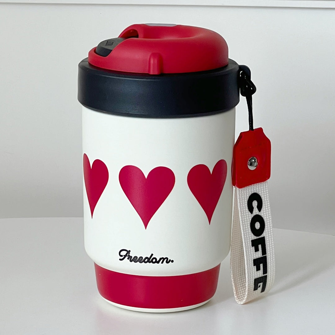 Women's Insulated Coffee Cup with Practical Closure Mechanism Kalsten