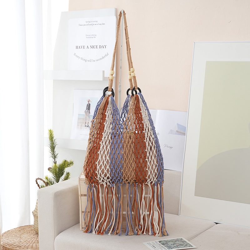 Handcrafted Macrame Tote Bag Kalsten