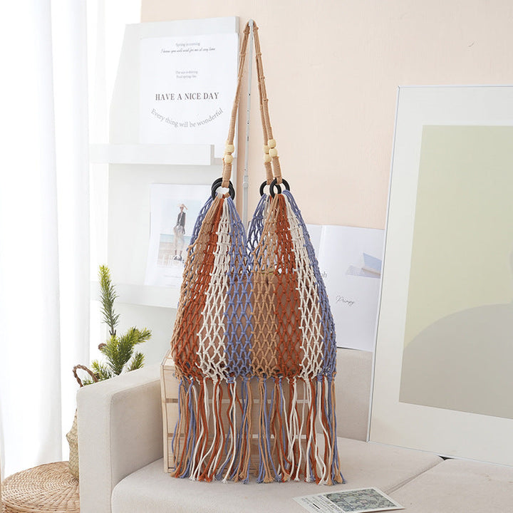 Handcrafted Macrame Tote Bag Kalsten