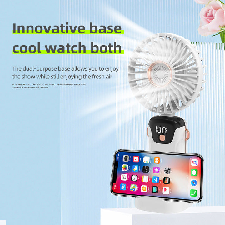 Unisex Portable Digital Handheld Mist Fan Kalsten