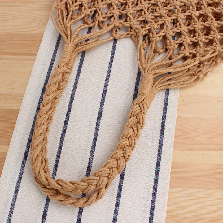 Braided shopping shoulder bag with stable side seams Kalsten