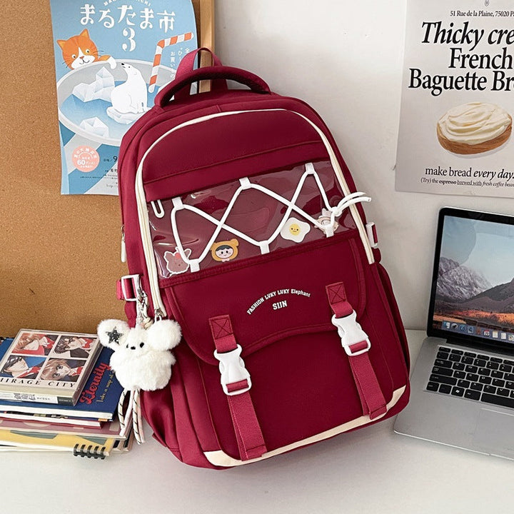 Creative Clear Panel School Backpack