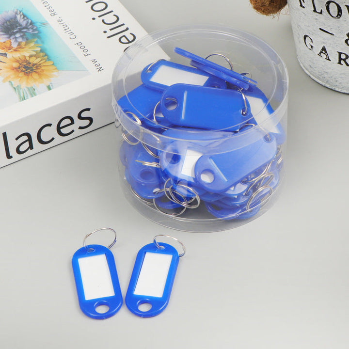 Unisex Labels Keychain with Writable Area Kalsten