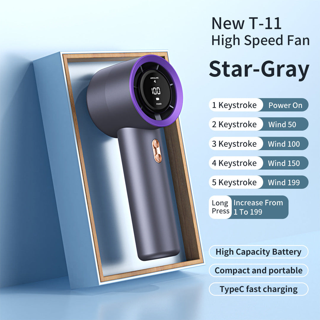 Unisex Portable High-Speed USB Rechargeable Fan Kalsten
