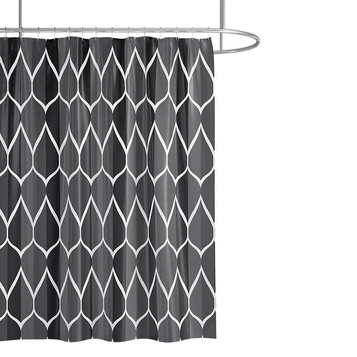 Women's Contemporary Diamond Pattern Shower Curtain Kalsten
